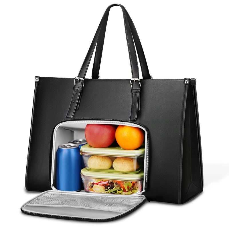 Sac à main d'ordinateur avec compartiment pour le déjeuner isolé