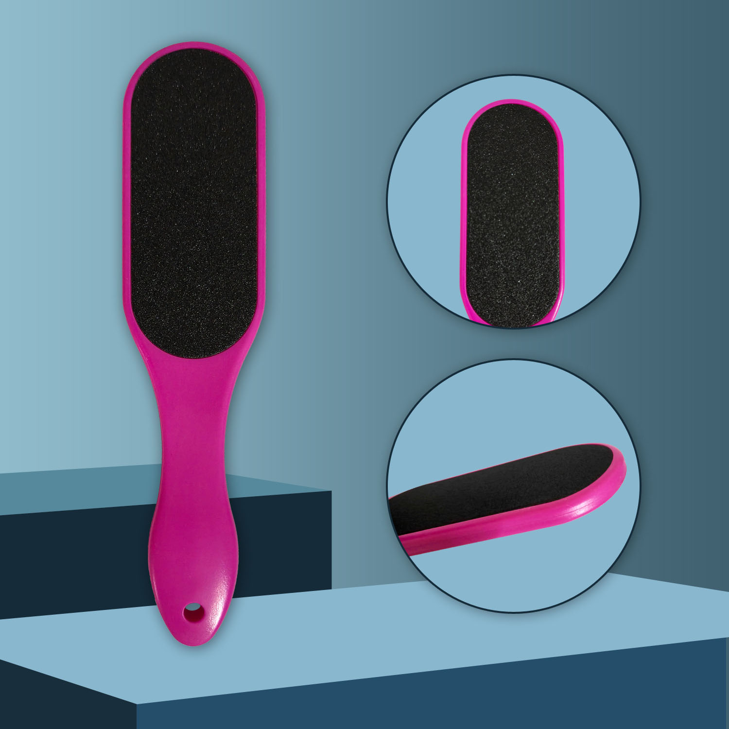 Fichier de pieds de pédicure double face