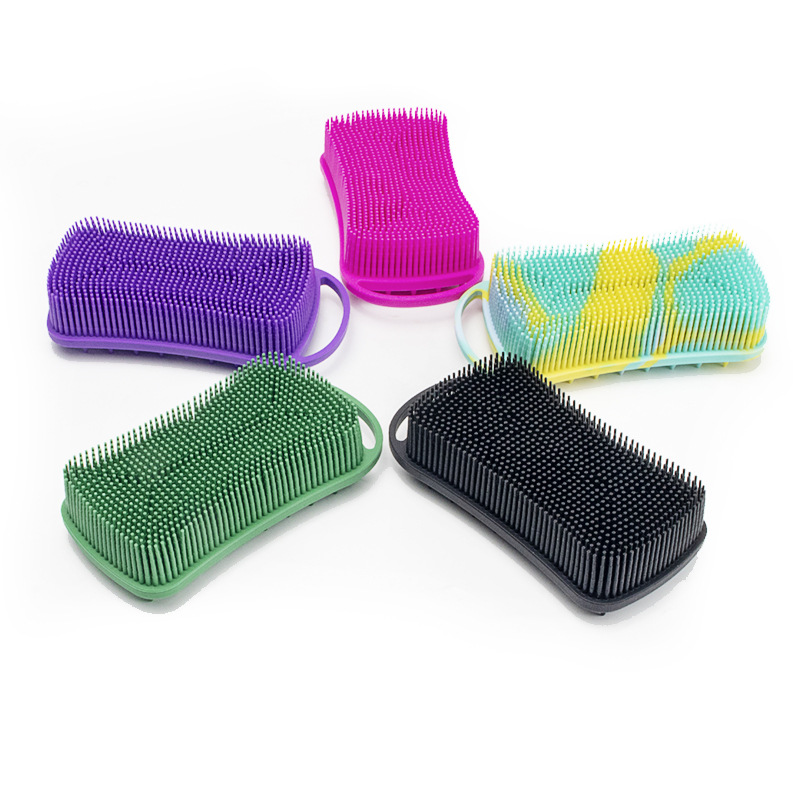 Brosse de cheveux et de bain avec crochet